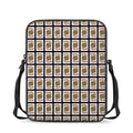 Jack Of Hearts Pattern Print Rectangular Crossbody Bag