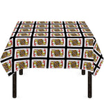 Jack Of Hearts Pattern Print Tablecloth