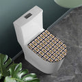 Jack Of Hearts Pattern Print Toilet Lid Cover