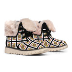 Jack Of Hearts Pattern Print Winter Boots