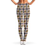 Jack Of Hearts Pattern Print Women's Leggings