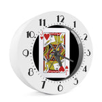Jack Of Hearts Playing Card Print Alarm Clock