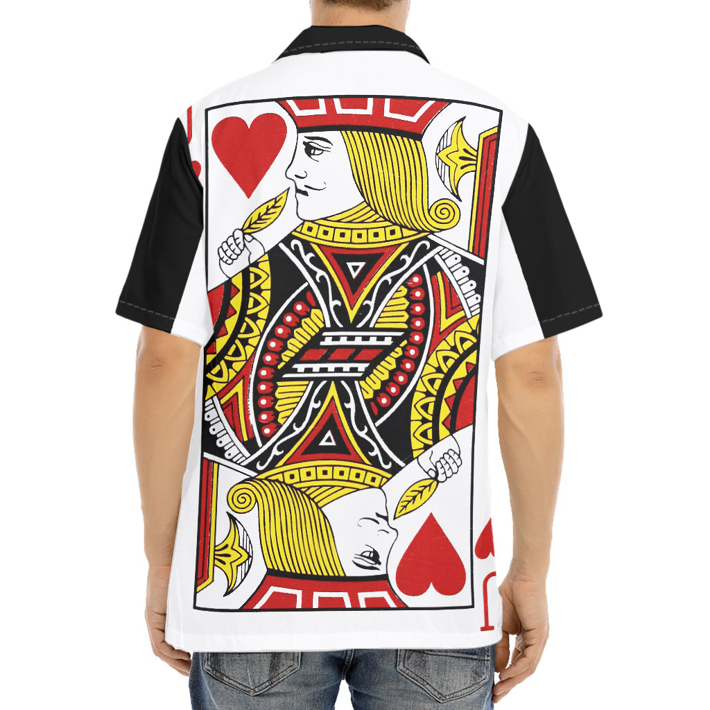 Jack Of Hearts Playing Card Print Aloha Shirt