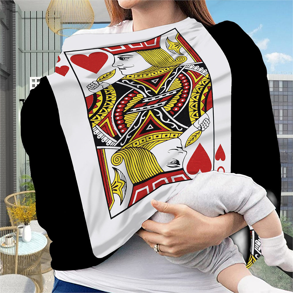 Jack Of Hearts Playing Card Print Baby Seat Cover