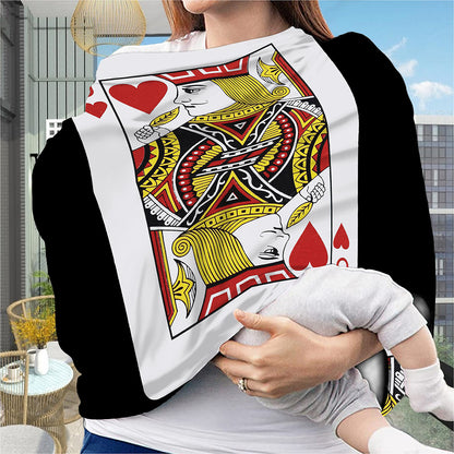 Jack Of Hearts Playing Card Print Baby Seat Cover