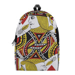 Jack Of Hearts Playing Card Print Backpack
