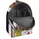 Jack Of Hearts Playing Card Print Backpack