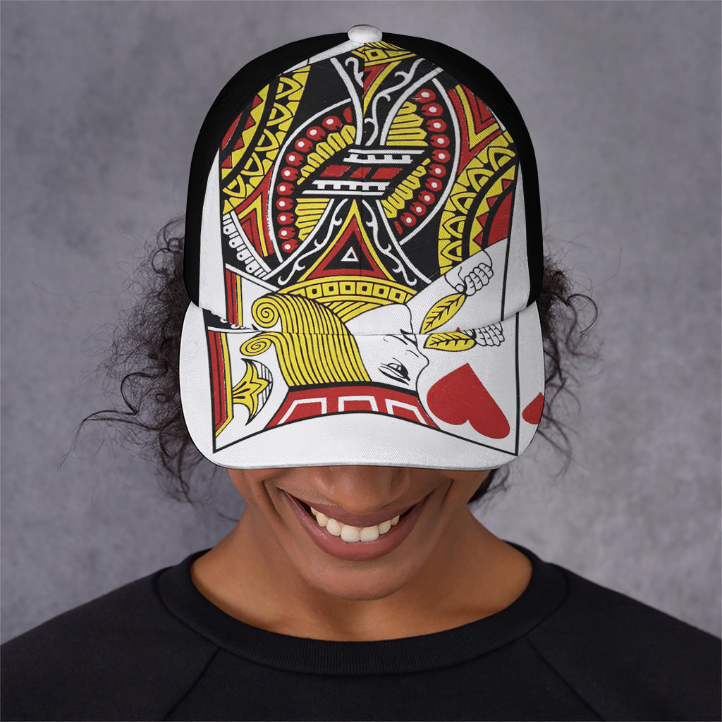 Jack Of Hearts Playing Card Print Baseball Cap