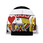 Jack Of Hearts Playing Card Print Beanie