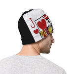 Jack Of Hearts Playing Card Print Beanie