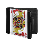 Jack Of Hearts Playing Card Print Bifold Wallet