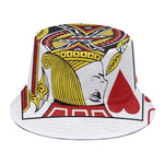 Jack Of Hearts Playing Card Print Bucket Hat