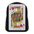 Jack Of Hearts Playing Card Print Casual Backpack