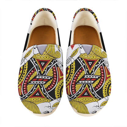 Jack Of Hearts Playing Card Print Casual Shoes