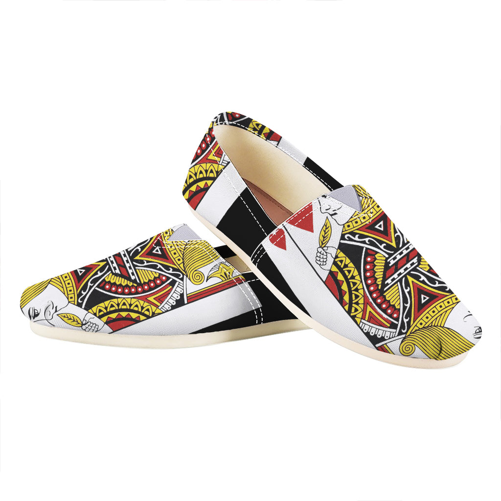 Jack Of Hearts Playing Card Print Casual Shoes