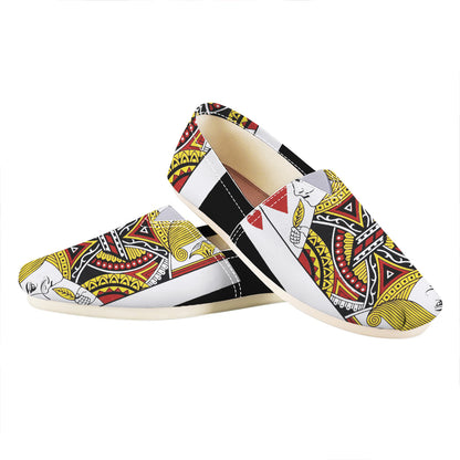 Jack Of Hearts Playing Card Print Casual Shoes