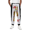 Jack Of Hearts Playing Card Print Cotton Sweatpants