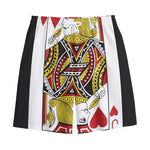 Jack Of Hearts Playing Card Print Cotton Shorts