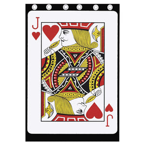 Jack Of Hearts Playing Card Print Curtain