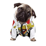 Jack Of Hearts Playing Card Print Dog Zip Up Hoodie
