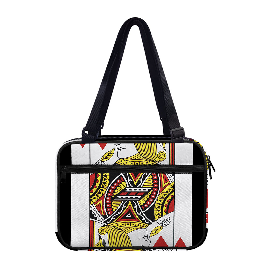 Jack Of Hearts Playing Card Print Double Strap Bible Bag