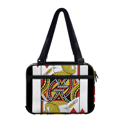 Jack Of Hearts Playing Card Print Double Strap Bible Bag