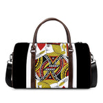 Jack Of Hearts Playing Card Print Duffle Bag