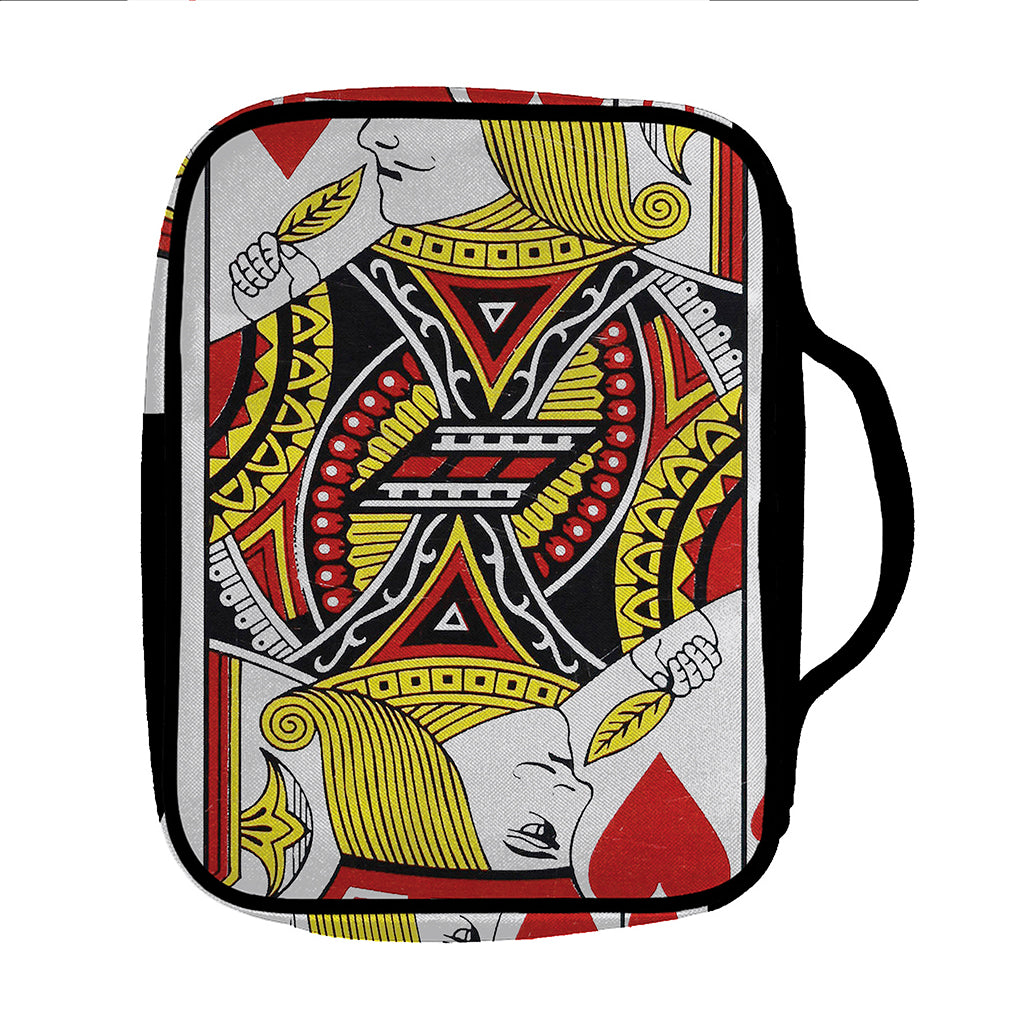 Jack Of Hearts Playing Card Print Front Pocket Bible Bag