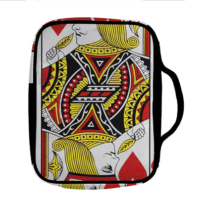 Jack Of Hearts Playing Card Print Front Pocket Bible Bag