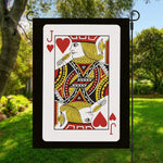 Jack Of Hearts Playing Card Print Garden Flag