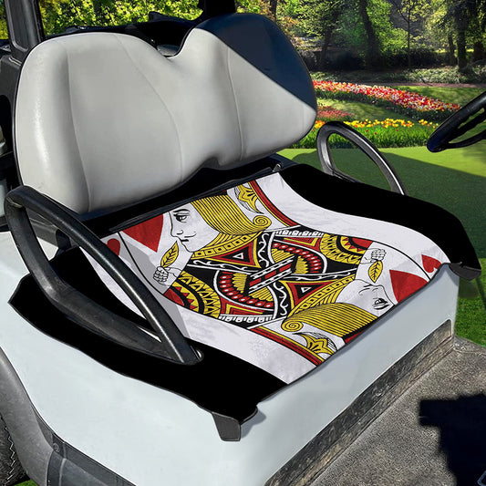Jack Of Hearts Playing Card Print Golf Cart Seat Cover