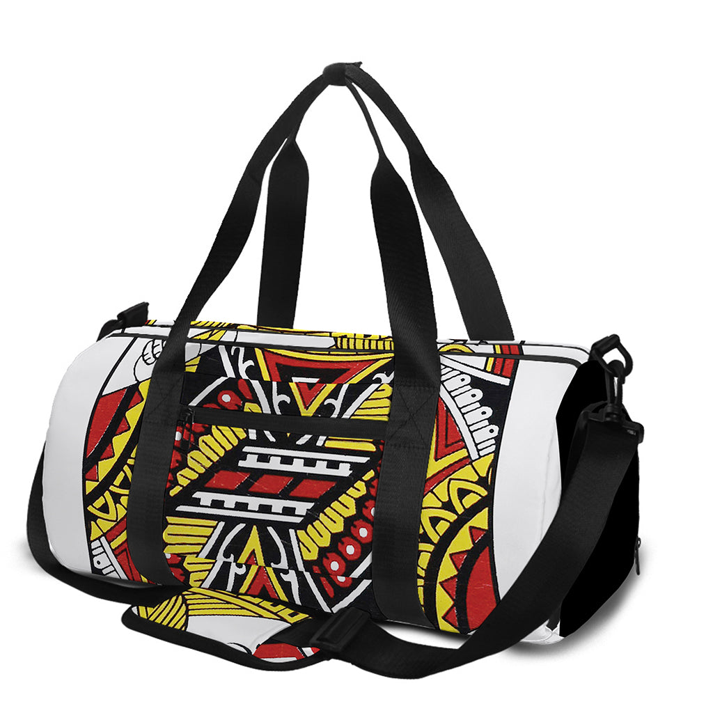 Jack Of Hearts Playing Card Print Gym Bag