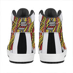 Jack Of Hearts Playing Card Print High Top Leather Sneakers