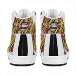 Jack Of Hearts Playing Card Print High Top Leather Sneakers