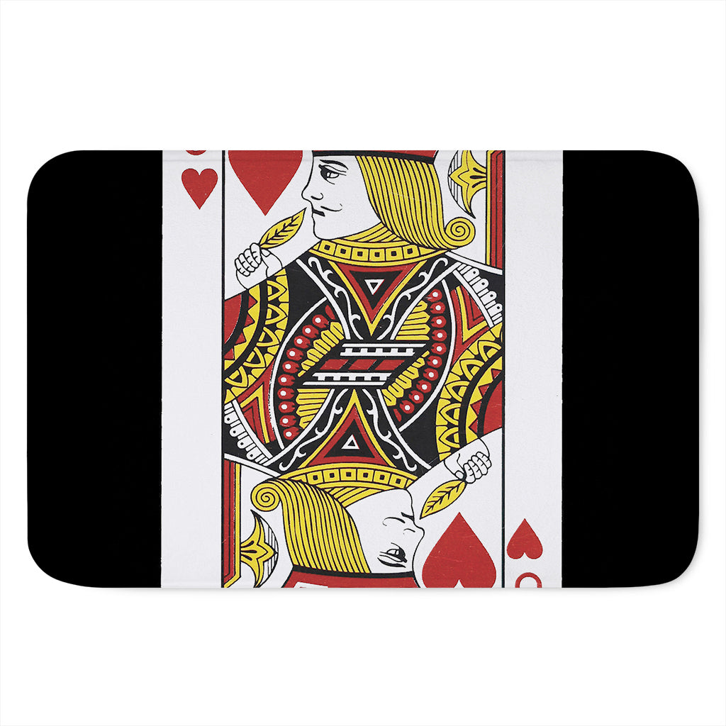 Jack Of Hearts Playing Card Print Indoor Door Mat