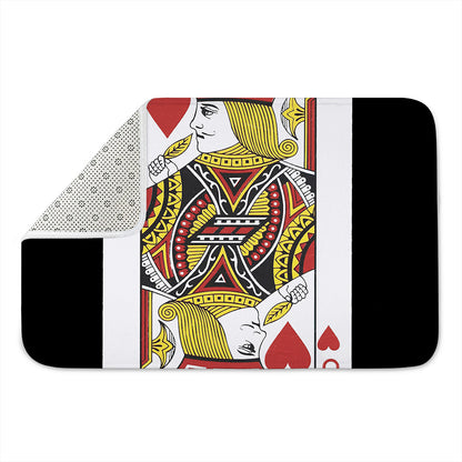 Jack Of Hearts Playing Card Print Indoor Door Mat