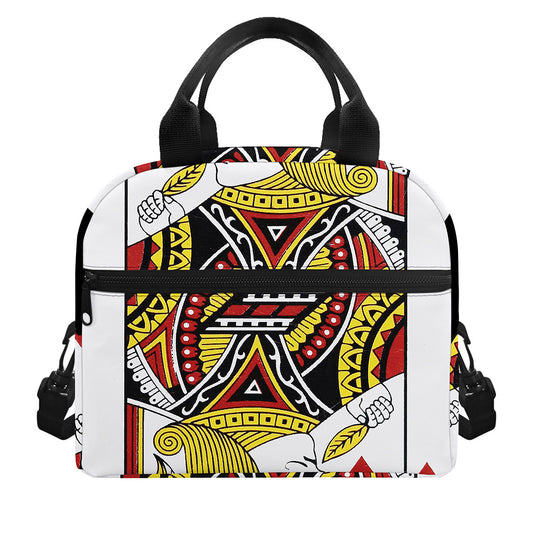 Jack Of Hearts Playing Card Print Insulated Lunch Bag