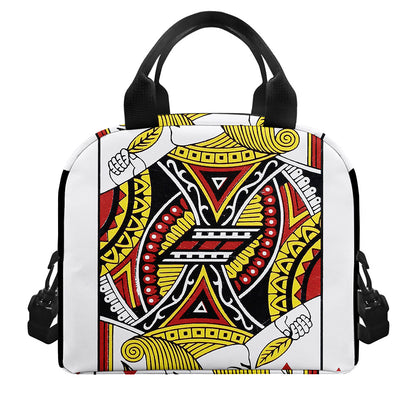 Jack Of Hearts Playing Card Print Insulated Lunch Bag