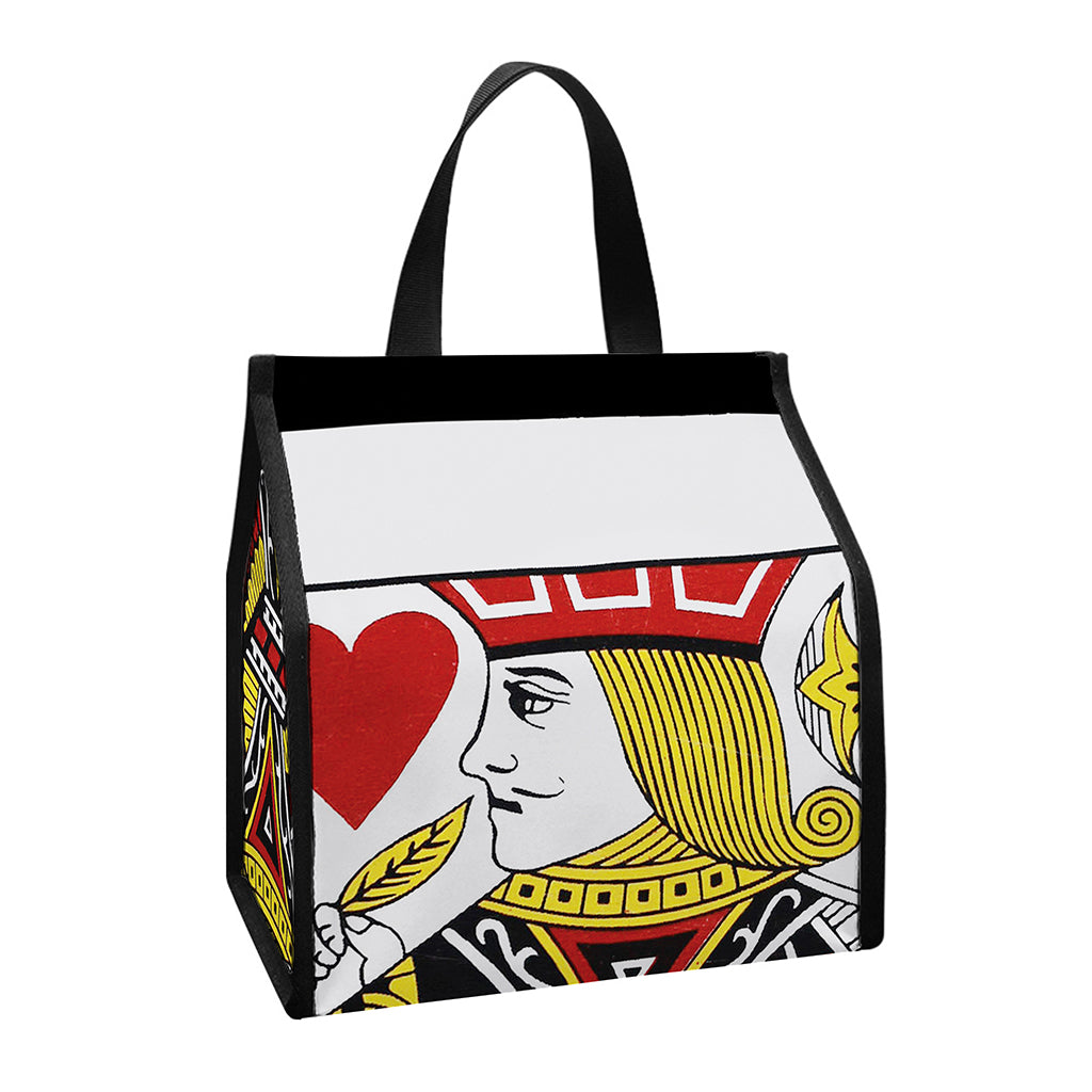 Jack Of Hearts Playing Card Print Insulated Lunch Tote