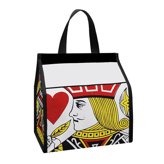 Jack Of Hearts Playing Card Print Insulated Lunch Tote