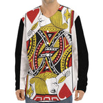 Jack Of Hearts Playing Card Print Long Sleeve Baseball Jersey