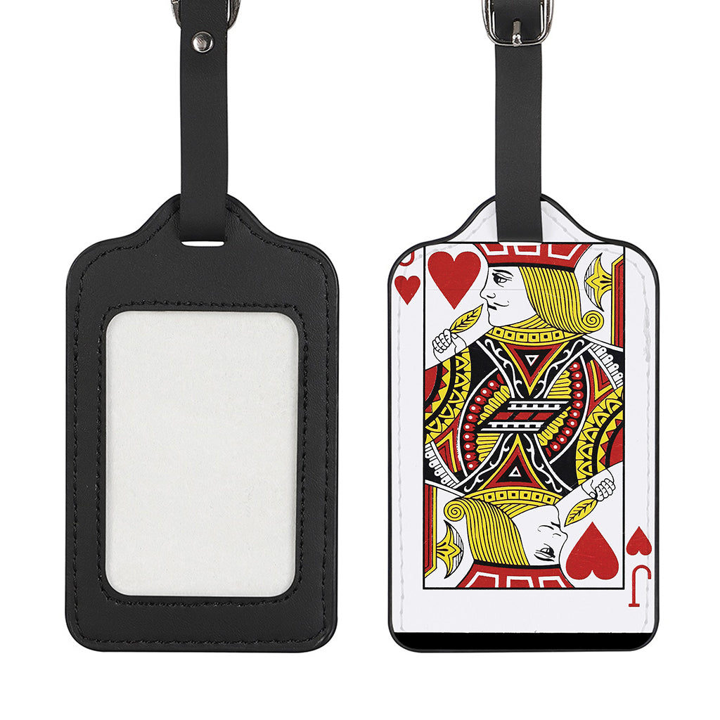 Jack Of Hearts Playing Card Print Luggage Tag