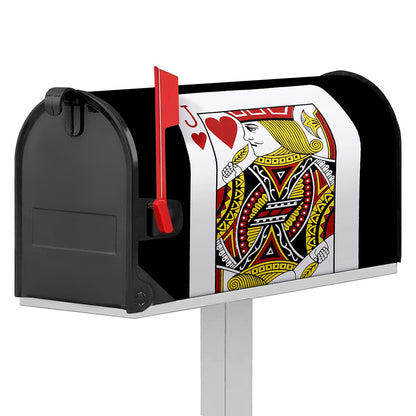 Jack Of Hearts Playing Card Print Mailbox Cover