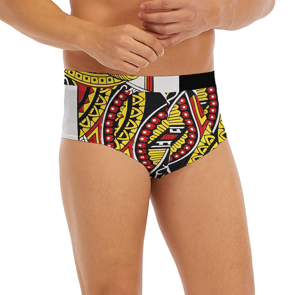 Jack Of Hearts Playing Card Print Men's Briefs