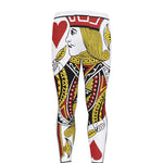 Jack Of Hearts Playing Card Print Men's leggings