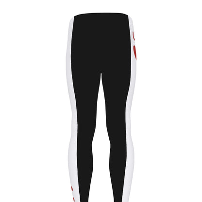 Jack Of Hearts Playing Card Print Men's leggings