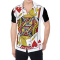 Jack Of Hearts Playing Card Print Men's Shirt