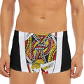 Jack Of Hearts Playing Card Print Men's Short Boxer Briefs