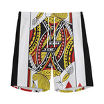 Jack Of Hearts Playing Card Print Men's Sports Shorts