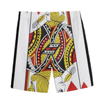 Jack Of Hearts Playing Card Print Men's Sports Shorts